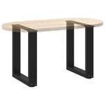 Coffee Table Legs U-Shaped 2-pcs Black Steel