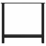 Coffee Table Legs Black 2 pcs - Steel