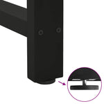 Coffee Table Legs Black 2 pcs - Steel