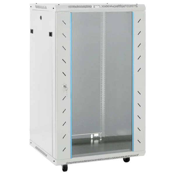  Durable 18U Network Cabinet 19 IP20 Grey for Organized Network