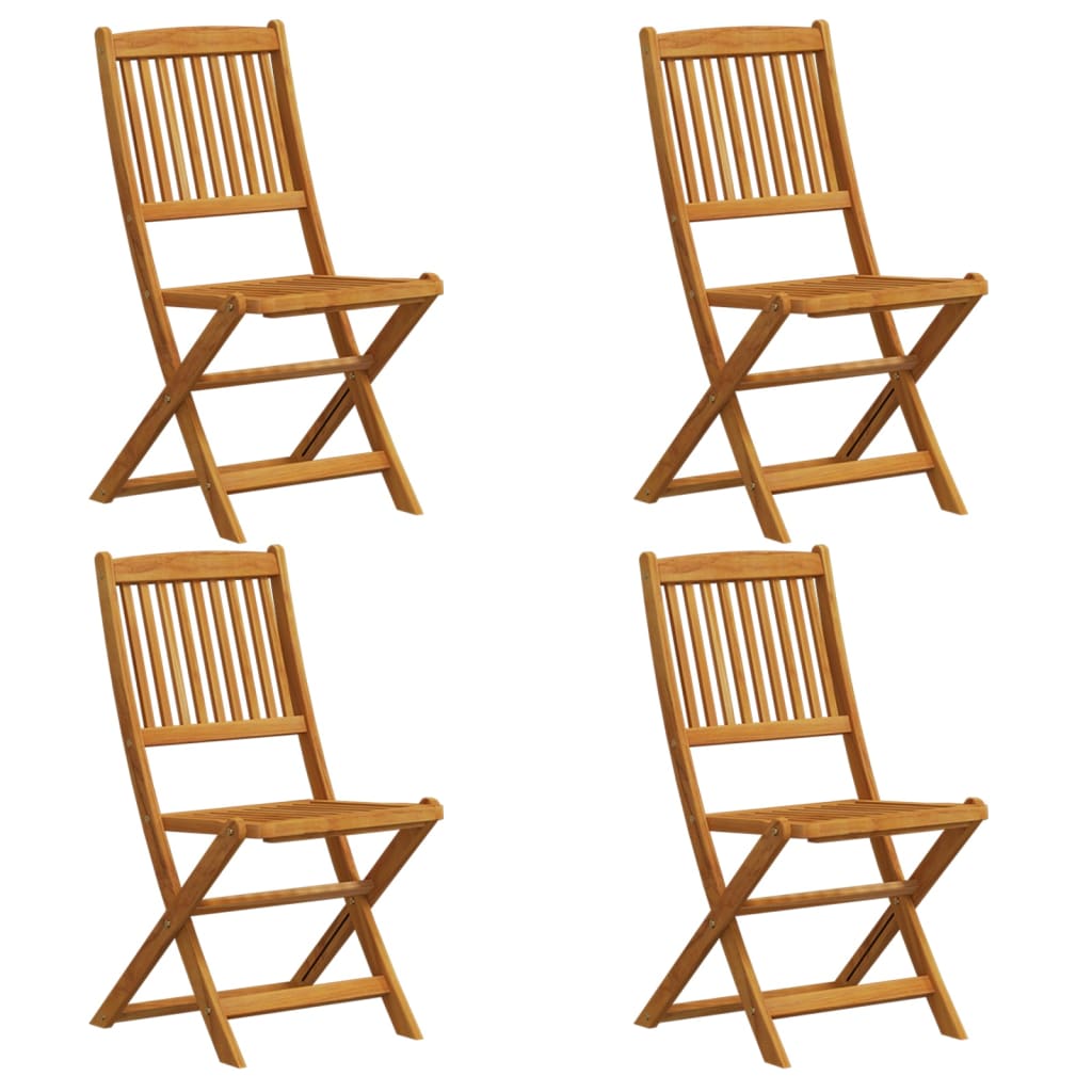 5-Piece Garden Dining Set in Solid Wood Eucalyptus