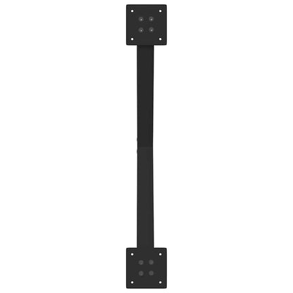 Dining Table Legs X-Shaped 2 pcs - Black