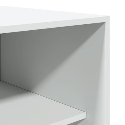 Engineered Wood Wardrobe Cabinet Freestanding Clothes Closet with Hanging Rail