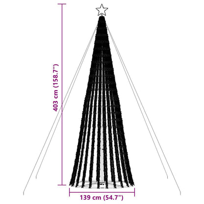Christmas Tree Light Cone 1028 LEDs Warm White 400 cm
