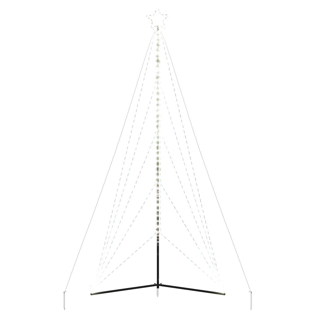 Christmas Tree Light 615 LEDs White 404.5 cm