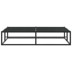 Bed Frame without Mattress Black Queen Metal