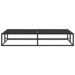 Bed Frame without Mattress Black King Metal