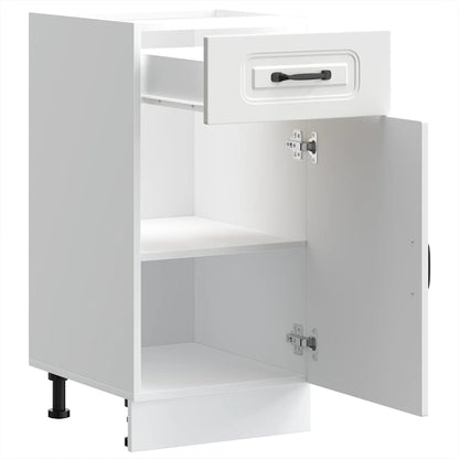 Kitchen Base Cabinet Kalmar White - Engineered Wood