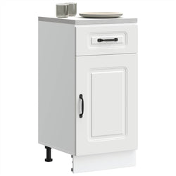 Kitchen Base Cabinet Kalmar White - Engineered Wood