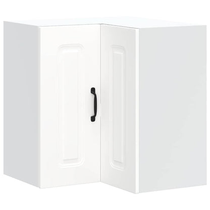 Kitchen Wall Corner Cabinet Kalmar White Engineered Wood