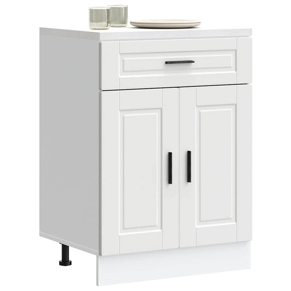  Kitchen Base Cabinet Porto White Engineered Wood - Stylish