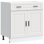 Kitchen Base Cabinet White Engineered Wood | HomeAndLiving