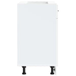 Kitchen Base Cabinet White Engineered Wood | HomeAndLiving