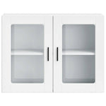 Kitchen Wall Cabinet Glass Door 80cm White | HomeAndLiving