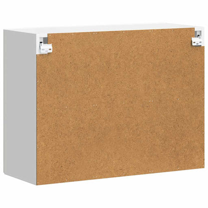 Kitchen Wall Cabinet Glass Door 80cm White | HomeAndLiving