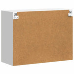 Kitchen Wall Cabinet Glass Door 80cm White | HomeAndLiving