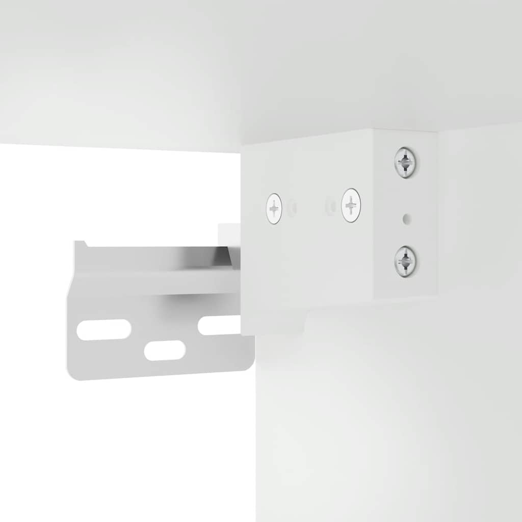 Kitchen Wall Cabinet Glass Door 80cm White | HomeAndLiving
