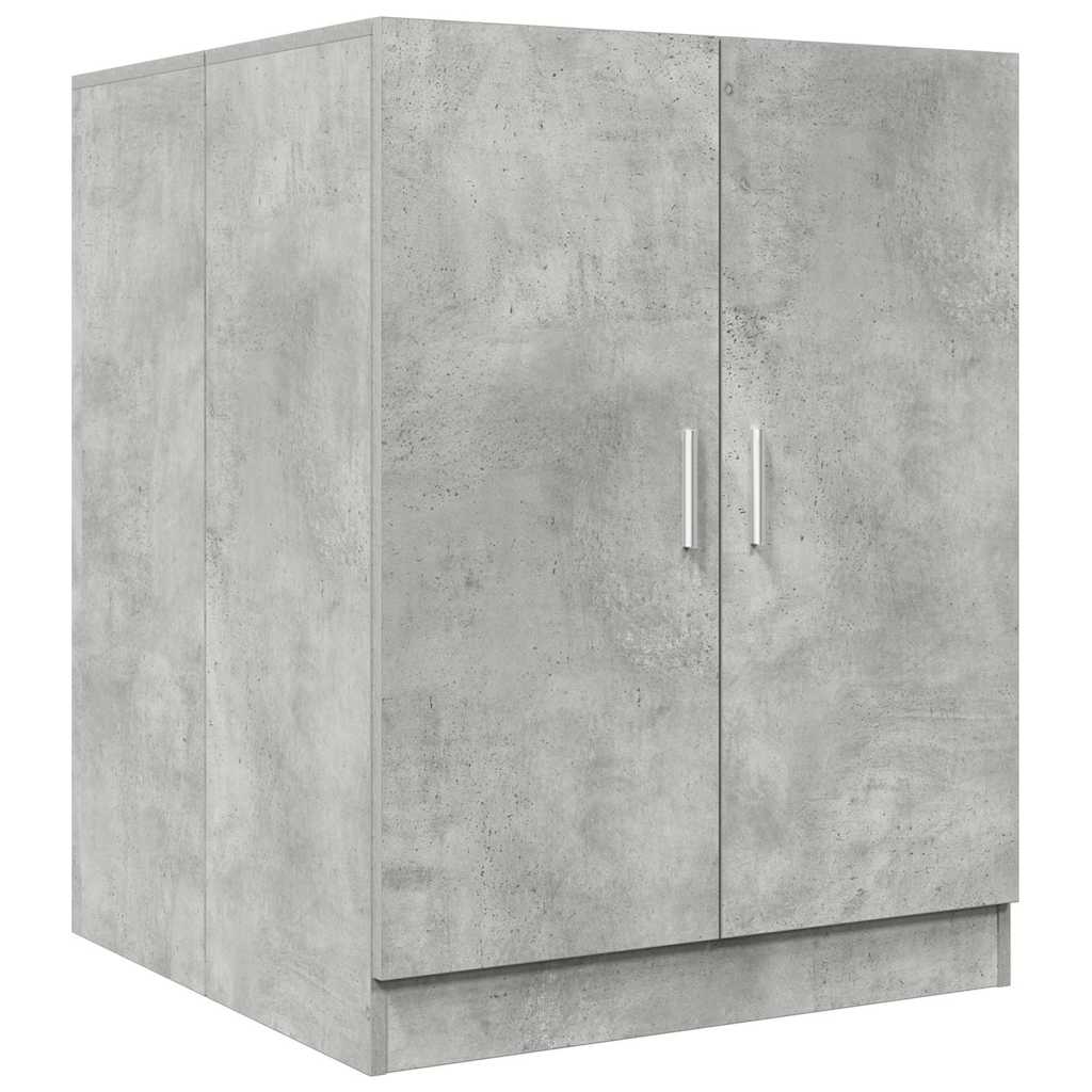 Washing Machine Cabinet Concrete Grey 70.5cm | HomeAndLiving