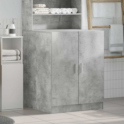 Washing Machine Cabinet Concrete Grey 70.5cm | HomeAndLiving