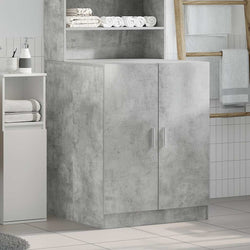 Washing Machine Cabinet Concrete Grey 70.5cm | HomeAndLiving