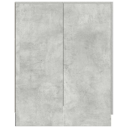 Washing Machine Cabinet Concrete Grey 70.5cm | HomeAndLiving