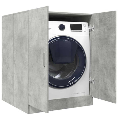 Washing Machine Cabinet Concrete Grey 70.5cm | HomeAndLiving
