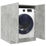 Washing Machine Cabinet Concrete Grey 70.5cm | HomeAndLiving