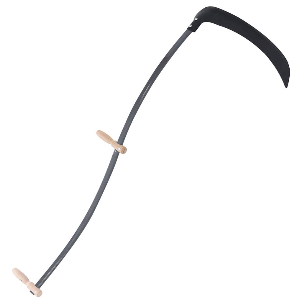 Scythe 145 cm with Grinding Stone  Maintain Perfect Cuts in Fields, Gardens, & Lawns