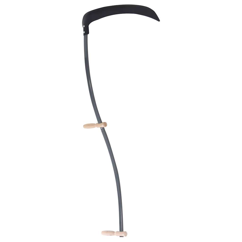Scythe 145 cm with Grinding Stone  Maintain Perfect Cuts in Fields, Gardens, & Lawns