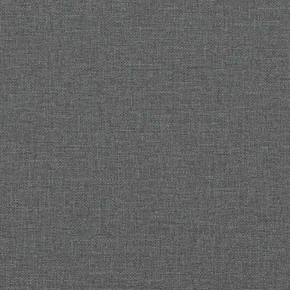Ottoman Bed Frame without Mattress Dark Grey Double Fabric