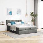 Ottoman Bed with Mattress - Queen Fabric