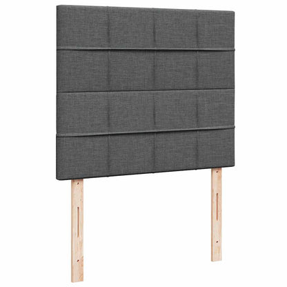 Dark Grey Ottoman Bed with Mattress and Easy-Lift Storage King Single