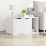Cat Litter Box Enclosure Cabinet White 80cm | HomeAndLiving