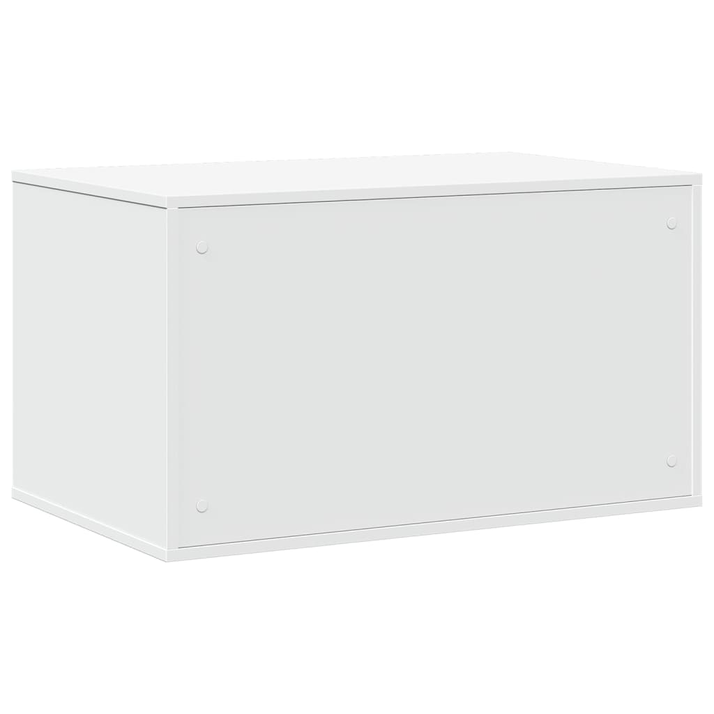 Cat Litter Box Enclosure Cabinet White 80cm | HomeAndLiving