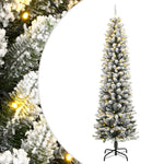 Artificial Christmas Tree with 300 LEDs and Flocked Snow