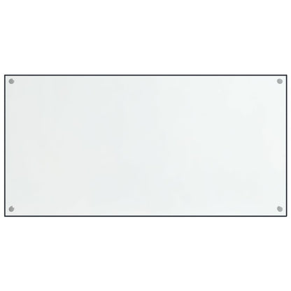 Stylish Kitchen Backsplashes 2 pcs Transparent Tempered Glass