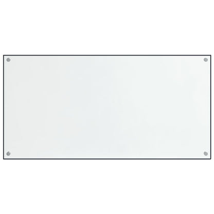 Kitchen Backsplashes 2 pcs Transparent Tempered Glass