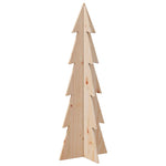 Wooden Christmas Tree for Decoration 112 cm Solid Wood Pine