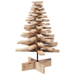 Wooden Christmas Tree for Decoration 112 cm Solid Wood Pine