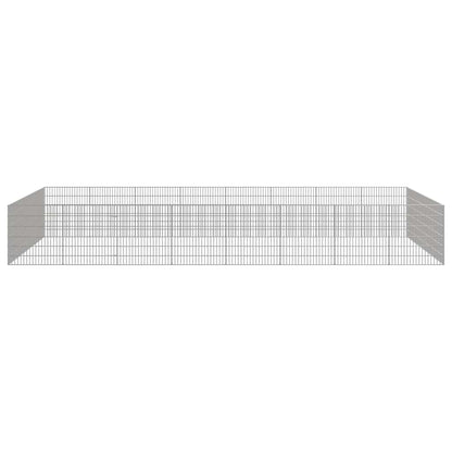 Free Range Animal Enclosure 24-Panel Galvanised
