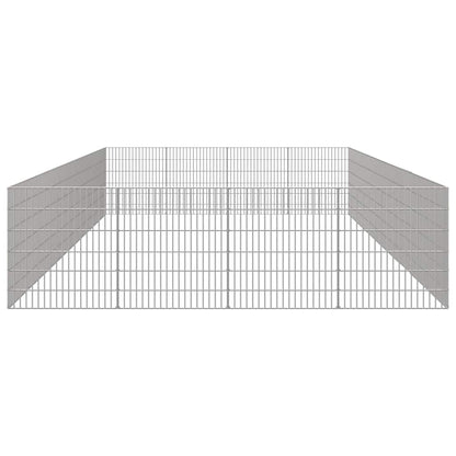 Free Range Animal Enclosure 24-Panel Galvanised