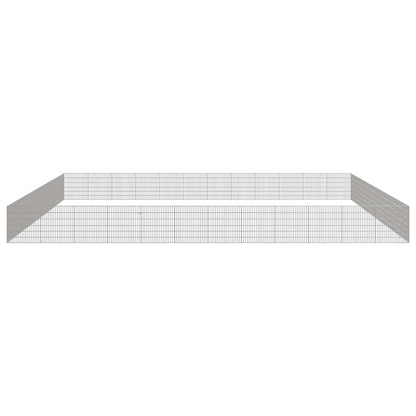 Free Range Animal Enclosure 48-Panel Galvanised