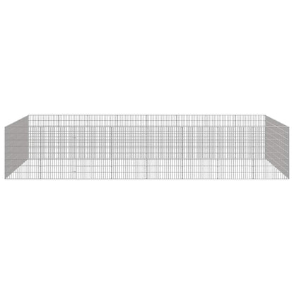 Free Range Animal Enclosure 24-Panel Galvanised Iron