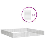 Free Range Animal Enclosure 48-Panel Galvanised Iron