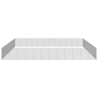 Free Range Animal Enclosure 48-Panel Galvanised Iron