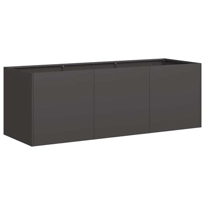 Steel Garden Planter 120cm Black Outdoor | HomeAndLiving
