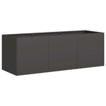 Steel Garden Planter 120cm Black Outdoor | HomeAndLiving