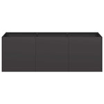 Steel Garden Planter 120cm Black Outdoor | HomeAndLiving
