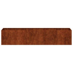 Weathering Steel Planter 200x40cm Raised Garden Bed | HomeAndLiving