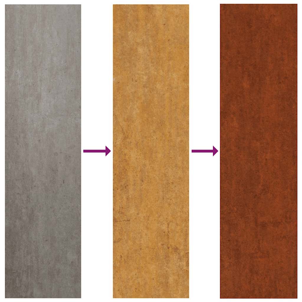 Weathering Steel Planter 200x40cm Raised Garden Bed | HomeAndLiving